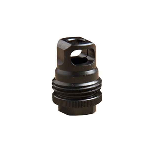 Picture of  Silencerco Ac2628 Asr Muzzle Brake Black Steel 1/2"-28 Threads 9Mm, Luger 816413025390